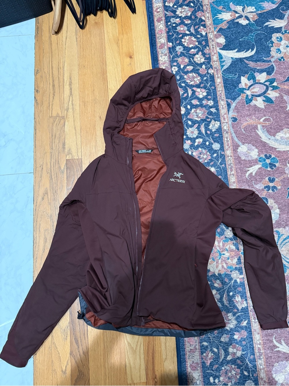 Arc'teryx Women's Hooded Ski Jacket in Deep Burgundy